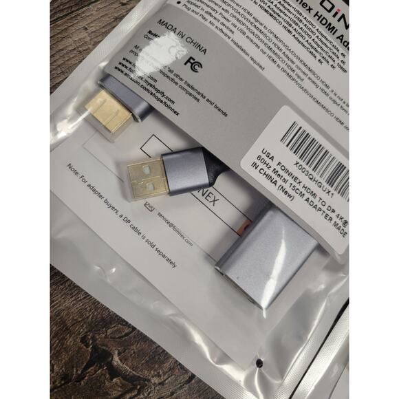 FOiNNEX Dp USB HDMI Adapter Cable Brand new Lot of 4 - Picture 5 of 7